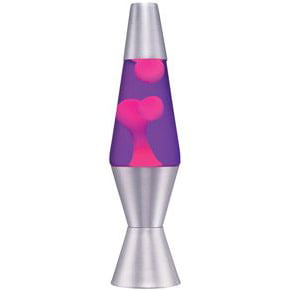 10" Lava Lamp - pink wax/purple liquid