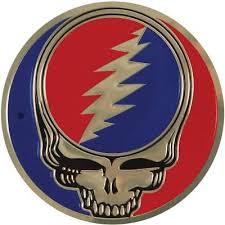 1.6" Grateful Dead Steal Your Face Metal Outside Sticker-7450