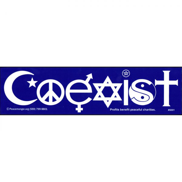 Original Coexist Outside Sticker