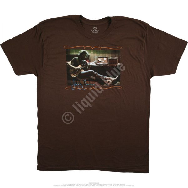 Grateful Dead Cowboy Jerry Brown Athletic T-Shirt-0