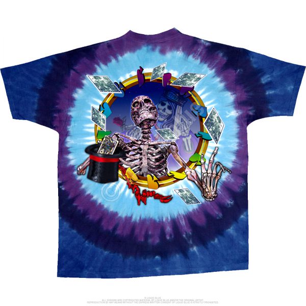 Grateful Dead Queen of Spades Tie Dye T-Shirt-3432