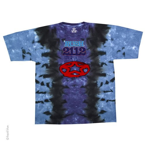 Rush Pentagram Tie-Dye T-Shirt