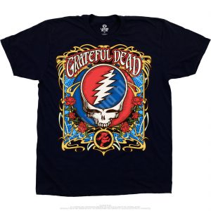 Grateful Dead Steal Your Roses Blue T-Shirt