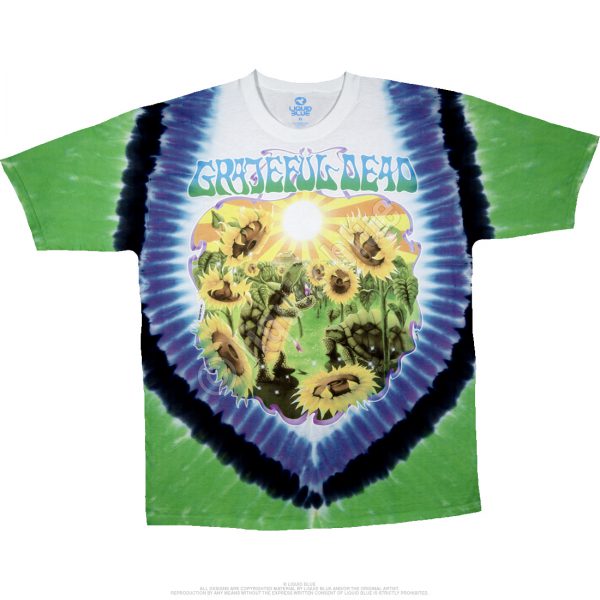 Grateful Dead Sunflower Terrapin Tie Dye T-Shirt-0