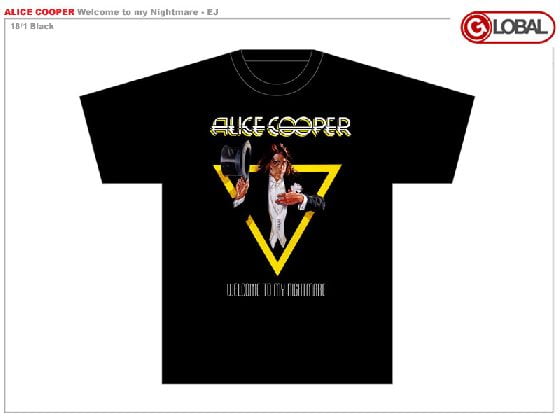Alice Cooper Welcome To My Nightmare T-Shirt -0