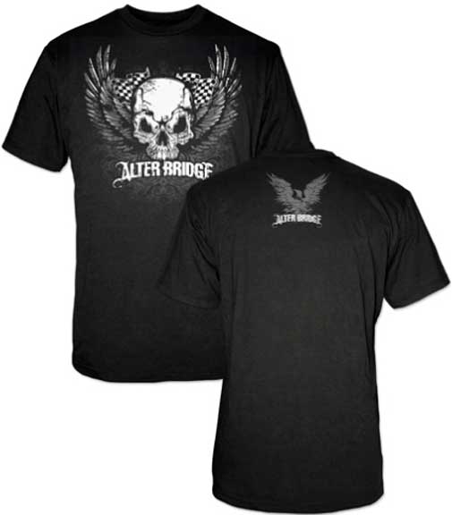 Alterbridge Skull With Wings T-Shirt -0