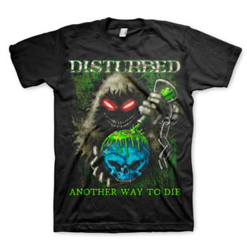 Disturbed Toxic Globe T-Shirt-0