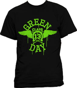 Green Day Neon Wings T-Shirt-0
