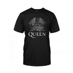 Queen White Logo T-Shirt-0