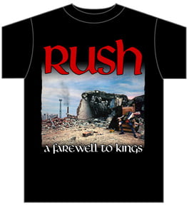 Rush A Farewell To Kings T-Shirt-0
