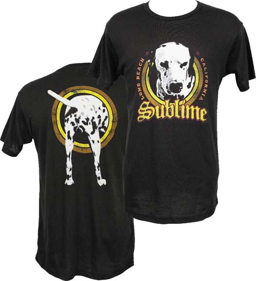 Sublime Lou Dog Black T-Shirt