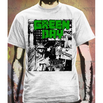 Green Day State of Liberty T-Shirt-0