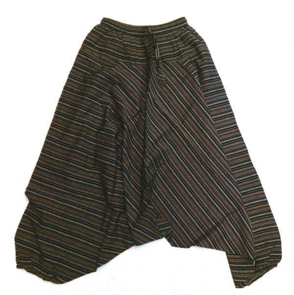 Striped Yoga / Aladdin Pants Black & Gold