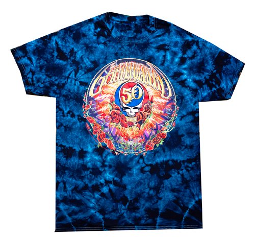 Grateful Dead 50th Anniversary Tie Dye T-Shirt