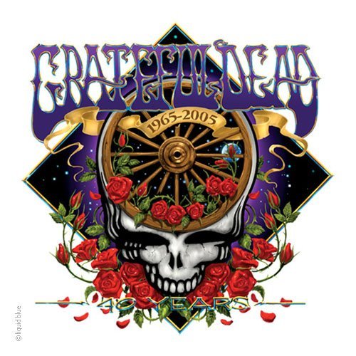Grateful Dead 40th Anniversary Bumper Sticker-0