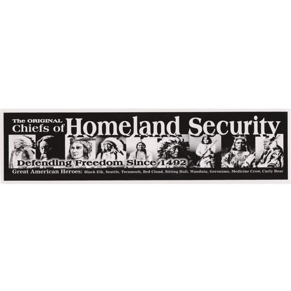 The Original Chiefs of Homeland Security Bumper Sticker-0