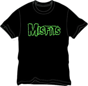 Misfits Logo Black T-Shirt