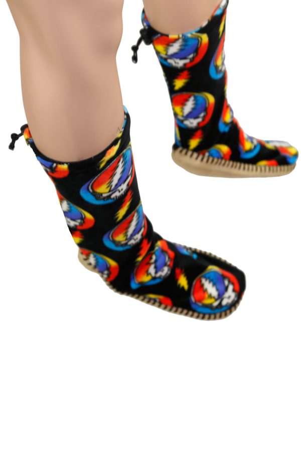 Mukluks / "Muk Lukz" Knee High Knitted Slipper Socks