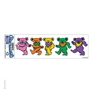 Grateful Dead Dancing Bears 9 inch Window Sticker