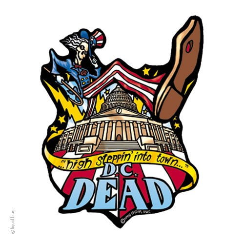 Grateful Dead D.C. Dead Bumper Sticker