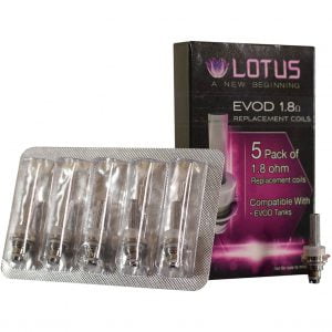 Evod Rplacement Atomizer Coils 5 Pack