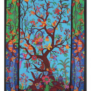Colorful Tree Of Life 3-D Tapestry 60x90-0