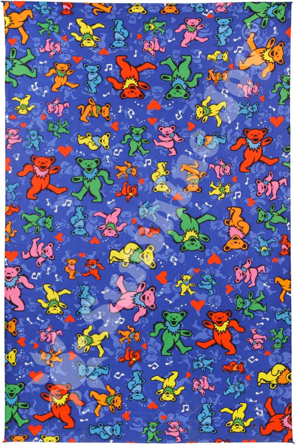Grateful Dead Jam Bears 3-D Tapestry 60x90-0