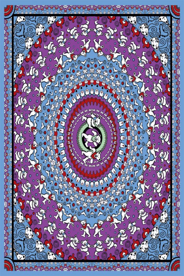 Grateful Dead Blue Bears Tapestry 60x90-0