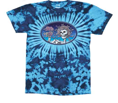 Grateful Dead Skull And Roses Tie Dye T-Shirt