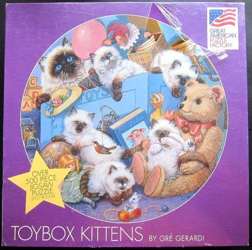ToyBox Kittens By Gre Gerardi Over 500 Piece Jigsaw Puzzle #8073
