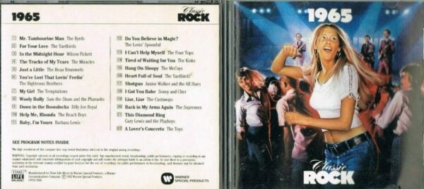 Classic Rock: 1965 [Audio CD] Time-Life Various Artist