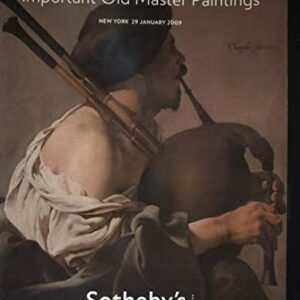Important Old Master Paintings New York 29 January 2009 [Paperback] Sotheby's