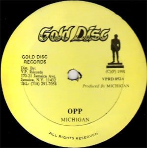 Michigan / O.P.P. 12" Vinyl Gold Disc - VPRD-852