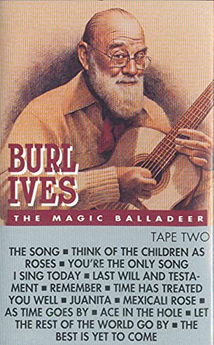 Burl Ives / The Magic Balladeer Two Cassette Tape Set Cornerstone Promotions – CBI-C5