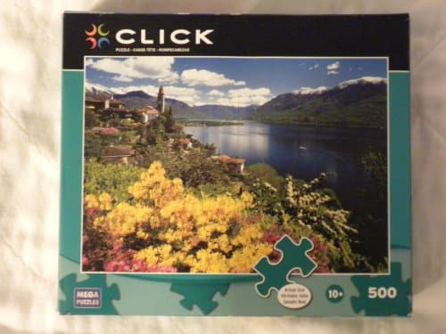 CLICK Lago Maggior, the Tessin Region, Switzerland 500 piece PUZZLE [Toy]