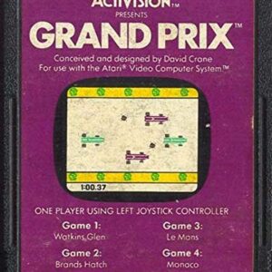 Grand Prix Atari 2600 Video Game Cartridge [video game]