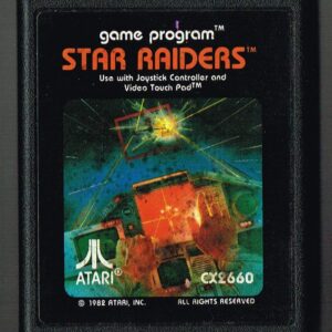 Star Raiders - Atari 2600 - CX2660 - Video Game - Cartridge Only - 1982