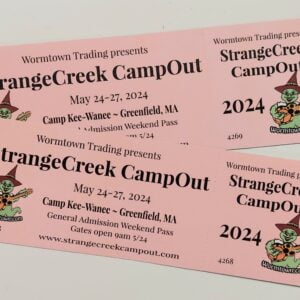 Strange Creek CampOut Tickets May 24-27, 2024 at Camp Kee Wanee, Greenfield, Mass.
